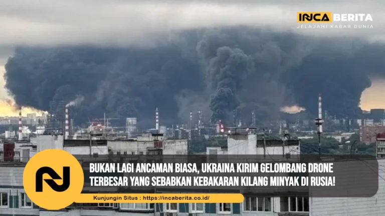 Ukraina Serang Kilang Minyak Rusia