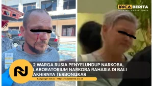 2 Warga Rusia Penyelundup Narkoba