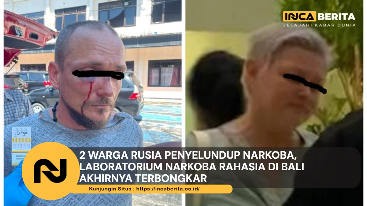 2 Warga Rusia Penyelundup Narkoba