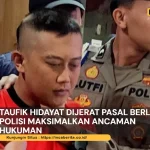 taufik hidayat Dijerat Pasal Berlapis