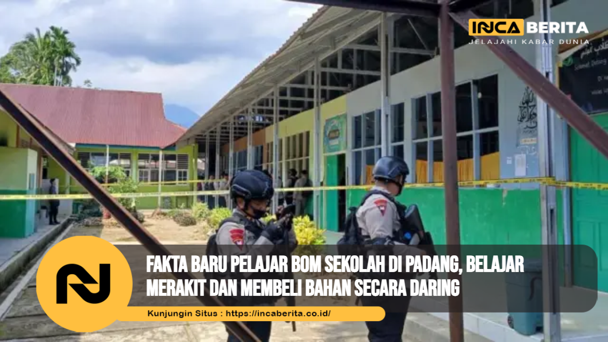 Fakta Baru Pelajar Bom Sekolah di Padang, Belajar Merakit dan Membeli Bahan Secara Daring