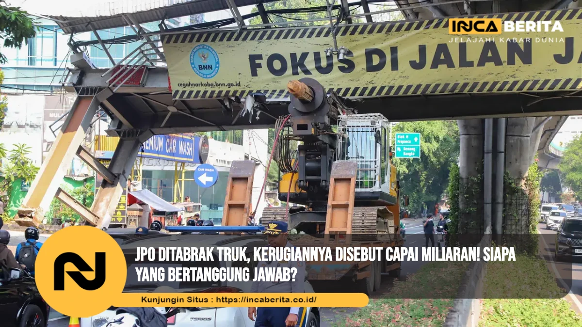 JPO Ditabrak Truk