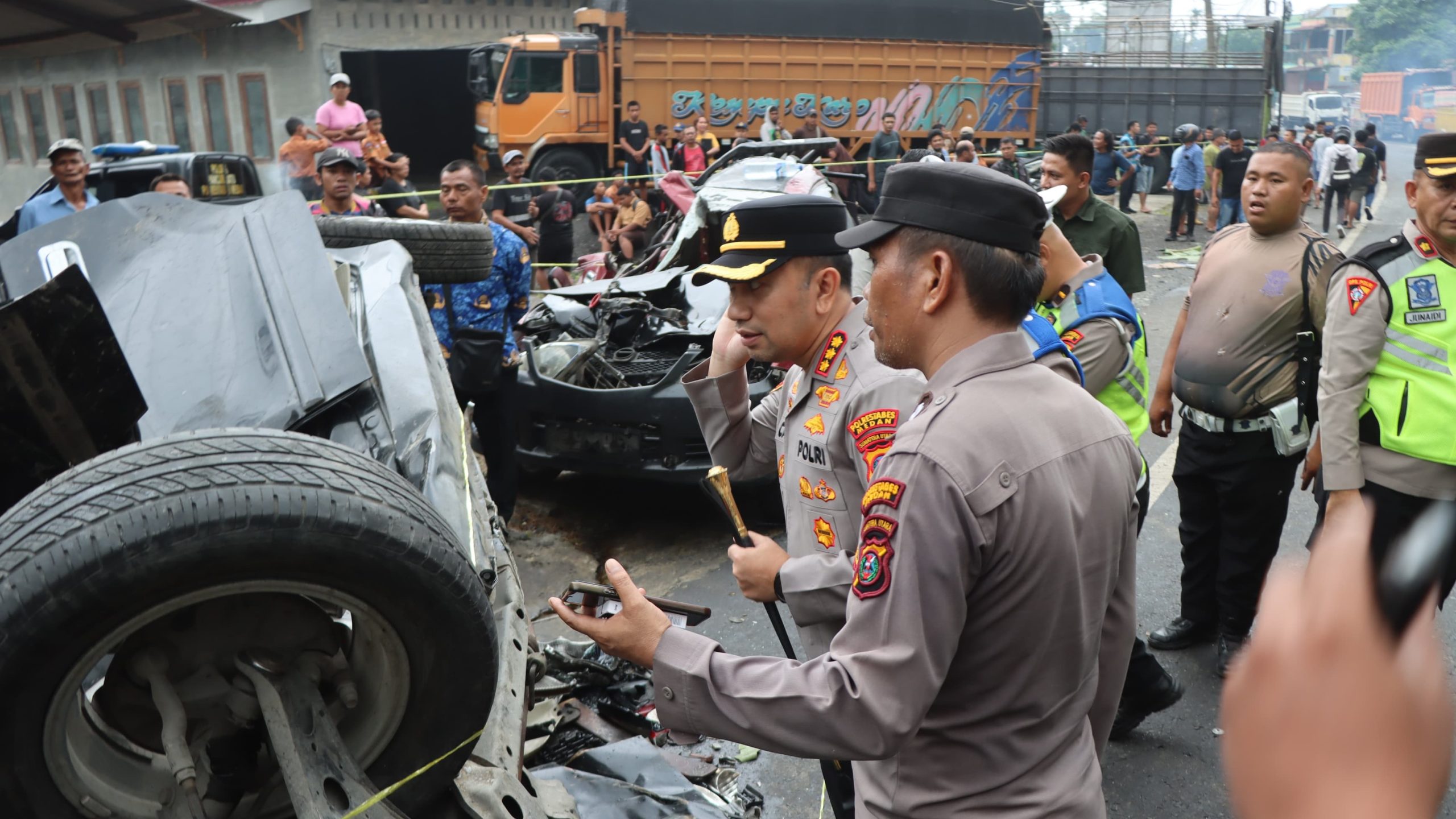 Kecelakaan Beruntun Sibolangit