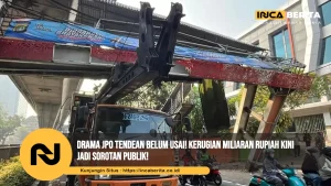 Kerugian JPO Tendean Miliaran Rupiah