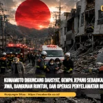 Kumamoto Diguncang Dahsyat, Gempa Jepang Sebabkan Korban Jiwa, Bangunan Runtuh, dan Operasi Penyelamatan Besar-Besaran