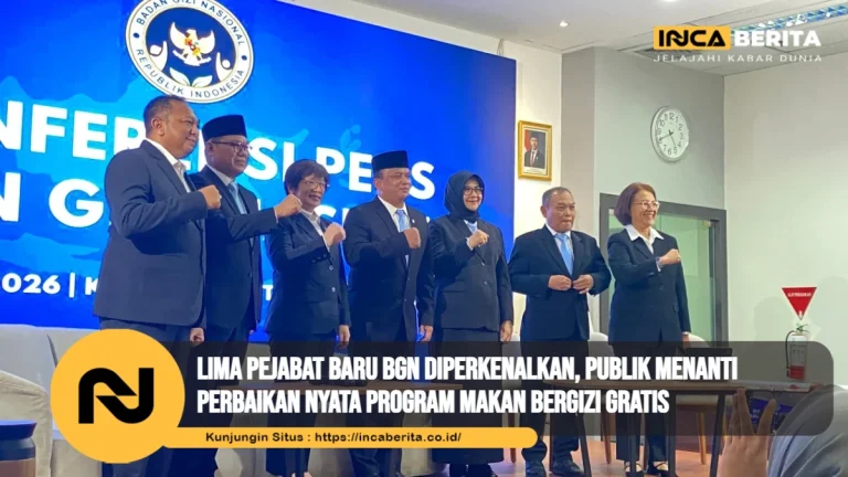 Lima Pejabat Baru BGN Diperkenalkan, Publik Menanti Perbaikan Nyata Program Makan Bergizi Gratis