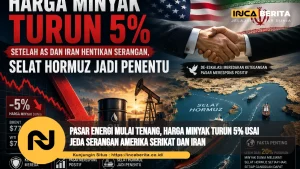 Pasar Energi Mulai Tenang, Harga Minyak Turun 5% Usai Jeda Serangan Amerika Serikat dan Iran