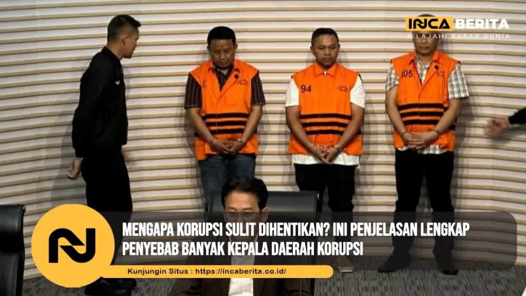 Penyebab Banyak Kepala Daerah Korupsi