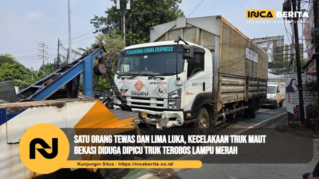 Satu Orang Tewas dan Lima Luka, Kecelakaan Truk Maut Bekasi Diduga Dipicu Truk Terobos Lampu Merah