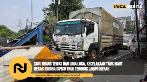 Satu Orang Tewas dan Lima Luka, Kecelakaan Truk Maut Bekasi Diduga Dipicu Truk Terobos Lampu Merah