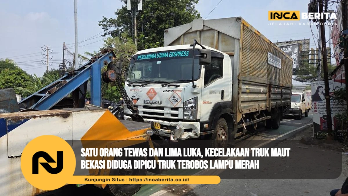 Satu Orang Tewas dan Lima Luka, Kecelakaan Truk Maut Bekasi Diduga Dipicu Truk Terobos Lampu Merah
