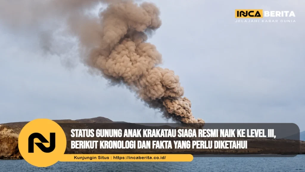 Status Gunung Anak Krakatau Siaga Resmi Naik ke Level III, Berikut Kronologi dan Fakta yang Perlu Diketahui