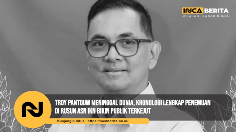 Troy Pantouw Meninggal Dunia
