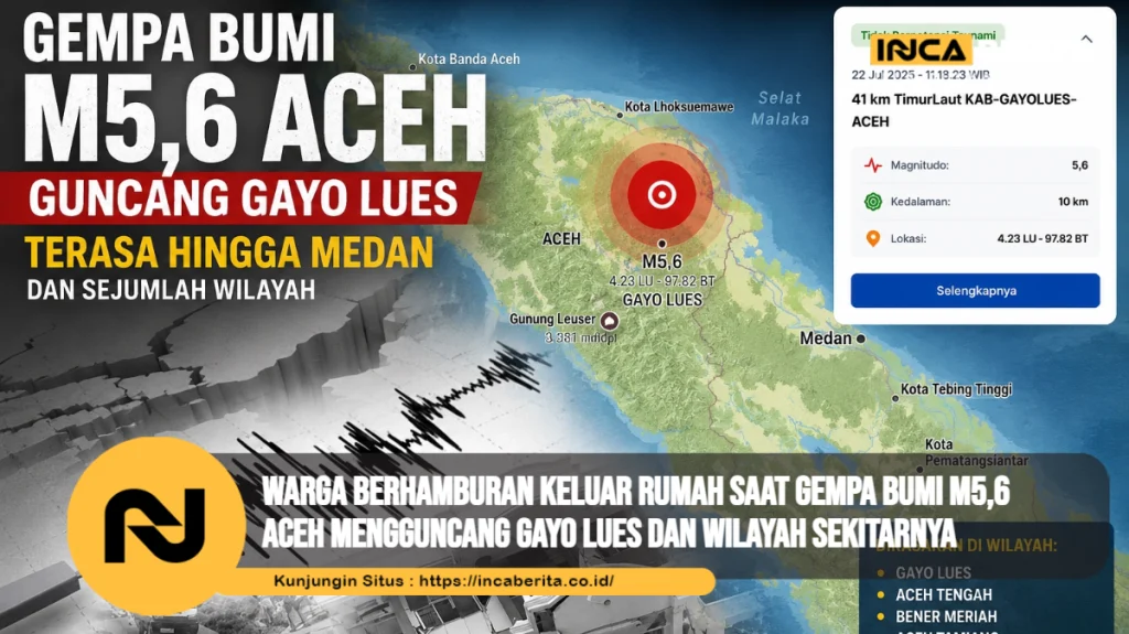 Warga Berhamburan Keluar Rumah saat Gempa Bumi M5,6 Aceh Mengguncang Gayo Lues dan Wilayah Sekitarnya