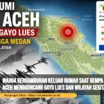 Warga Berhamburan Keluar Rumah saat Gempa Bumi M5,6 Aceh Mengguncang Gayo Lues dan Wilayah Sekitarnya