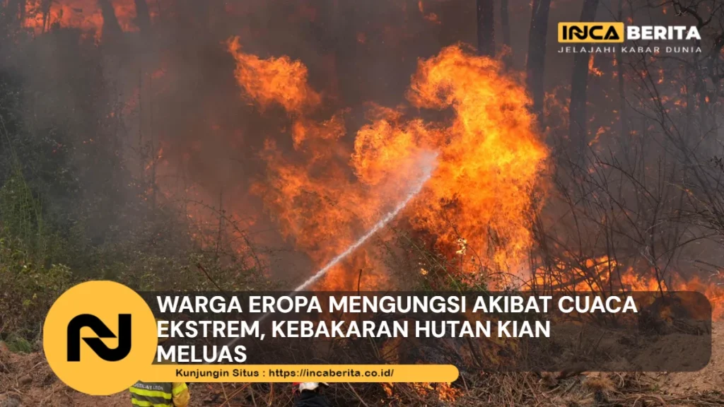 Warga Eropa Mengungsi Akibat Cuaca