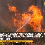 Warga Eropa Mengungsi Akibat Cuaca