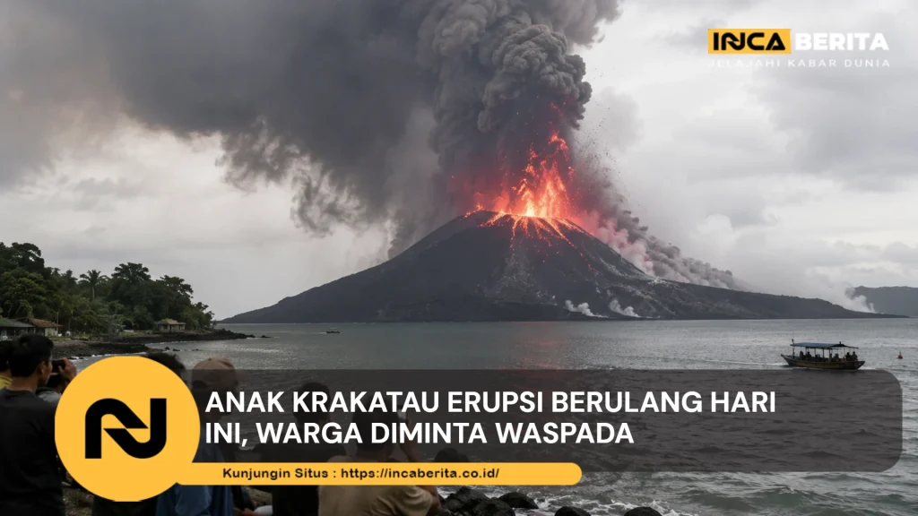 Anak Krakatau Erupsi