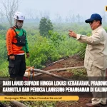 Dari Lanud Supadio hingga Lokasi Kebakaran, Prabowo Tinjau Karhutla dan Periksa Langsung Penanganan di Kalimantan Barat