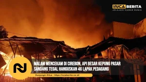 Kebakaran Pasar Sandang Tegal