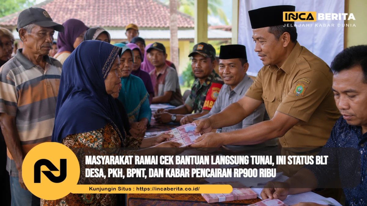 Masyarakat Ramai Cek Bantuan Langsung Tunai, Ini Status BLT Desa, PKH, BPNT, dan Kabar Pencairan Rp900 Ribu