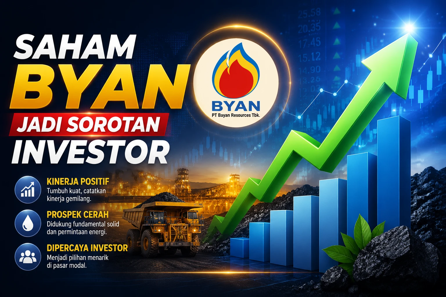 Saham BYAN Jadi Sorotan Investor, Ini Analisis Kinerja Bayan Resources dan Prospek Saham Batubara