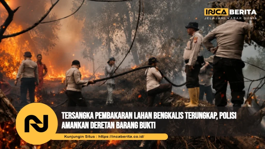 Tersangka Pembakaran Lahan Bengkalis