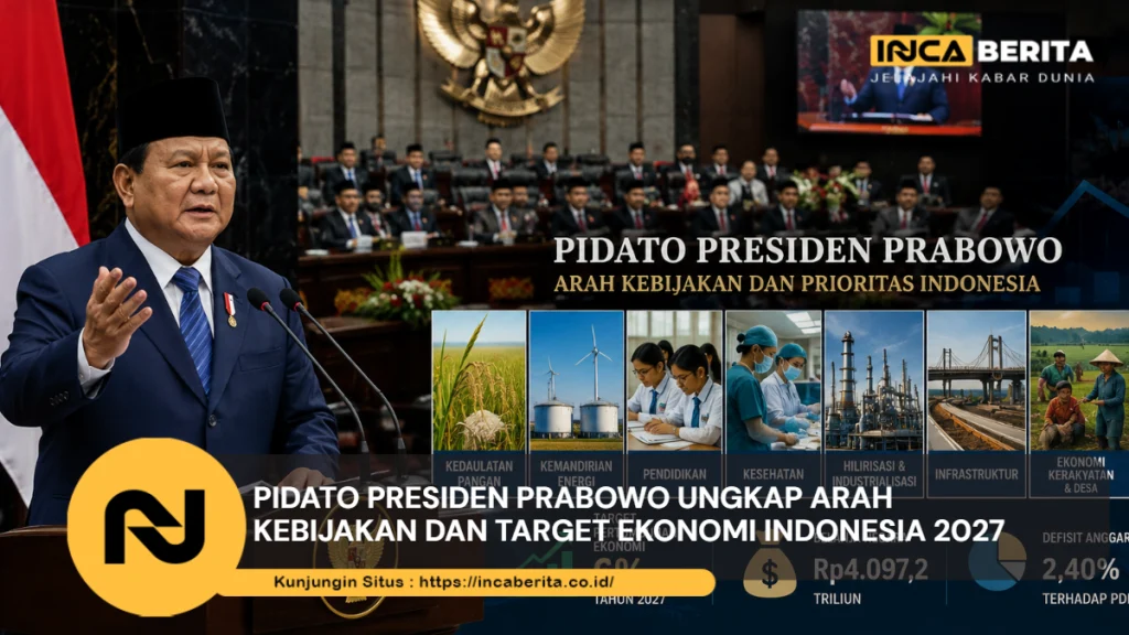Pidato Presiden Prabowo Ungkap Arah Kebijakan dan Target Ekonomi Indonesia 2027