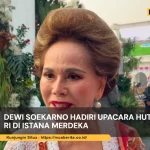 Dewi Soekarno Hadiri Upacara HUT ke-81 RI di Istana Merdeka